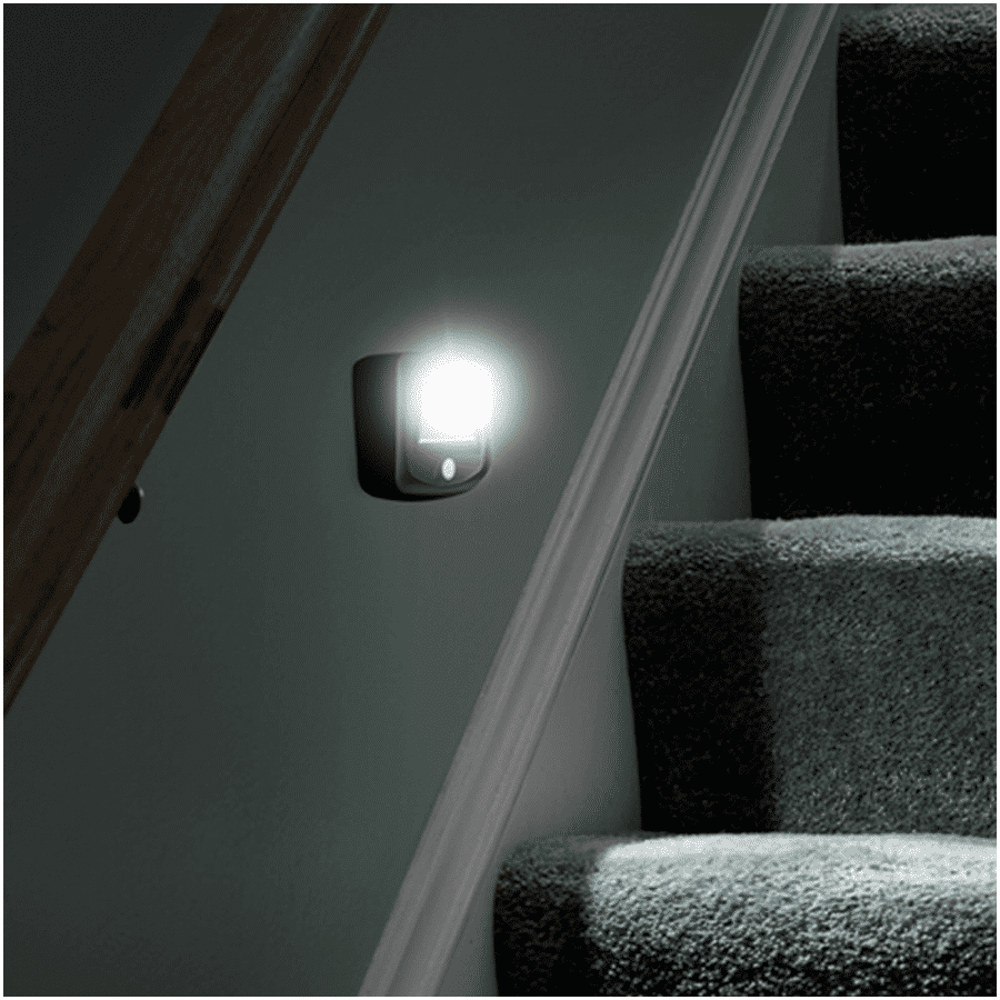 MR BEAMS Electric Powered 35 Lumens Wireless Motion Sensor LED Step and Stair Light (MB520, Black)_5