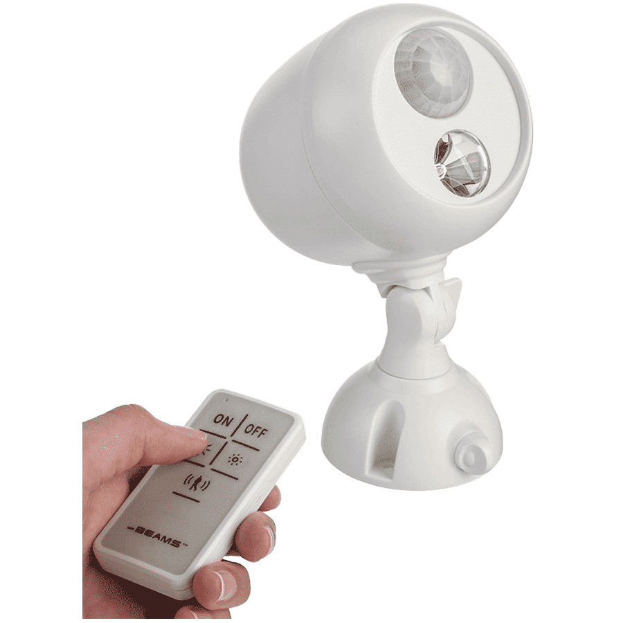 MR BEAMS Electric Powered 7 Watt Remote Control Motion Sensor Smart Light (MB370, White)_3