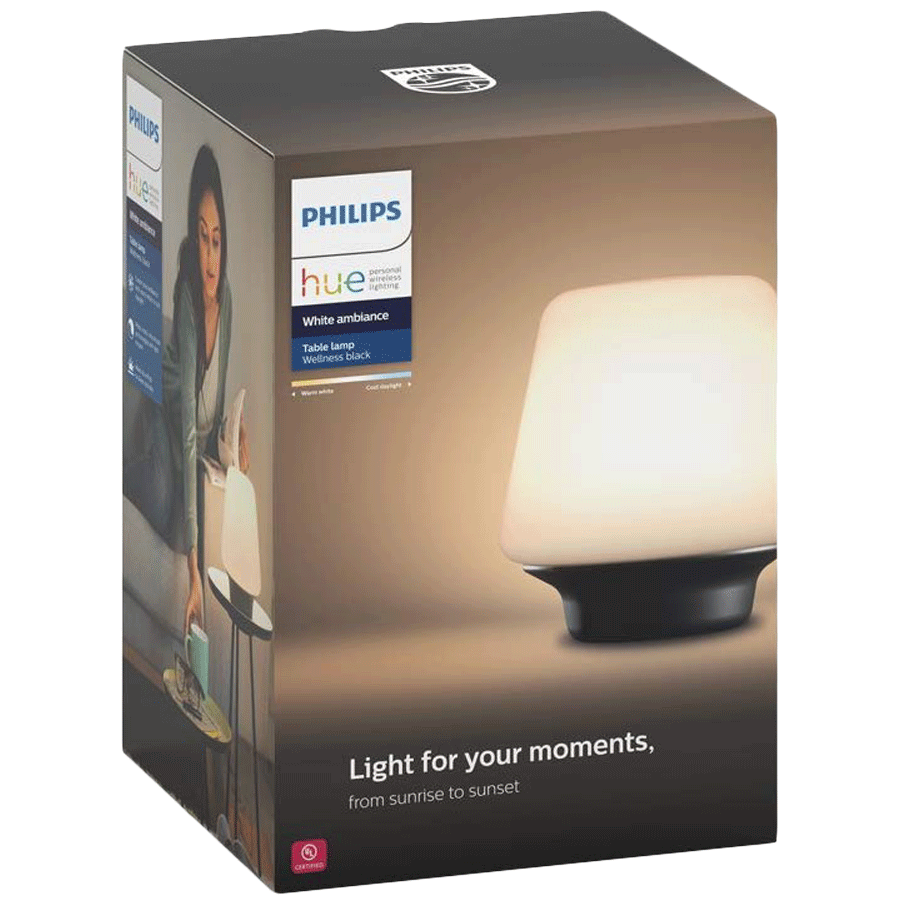 PHILIPS Hue Electric Powered Dimmable LED Table Lamp (915005401201, White) PHILIPS Hue Electric Powered Dimmable LED Table Lamp (915005401201, White)_3