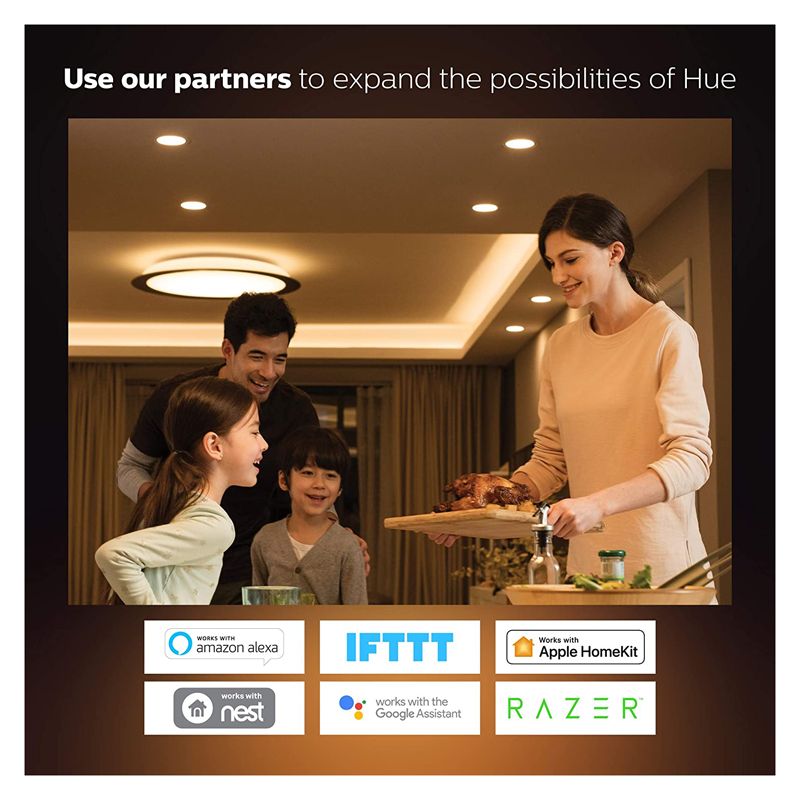 PHILIPS Hue Electric Powered 10 Watt LED Round Downlight (915005300701, White) PHILIPS Hue Electric Powered 10 Watt LED Round Downlight (915005300701, White)_6