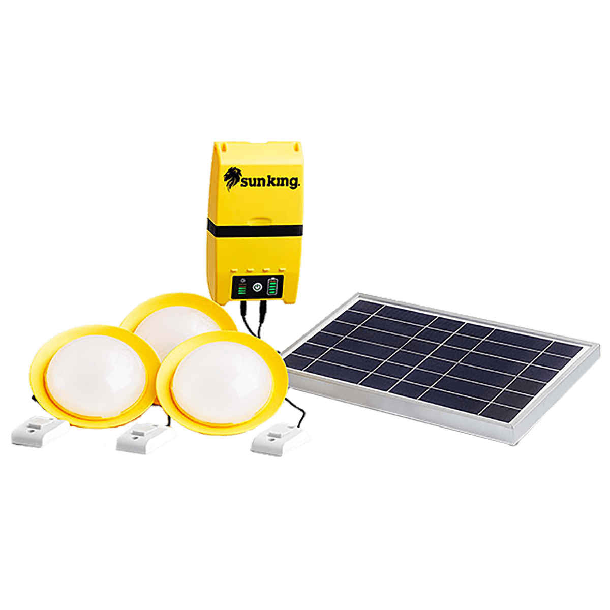 sun king Home 120 4.2 Watts LED Solar Lamp (600 Lumens, Polycrystalline Solar Panel, SK-407, Yellow/White)_5