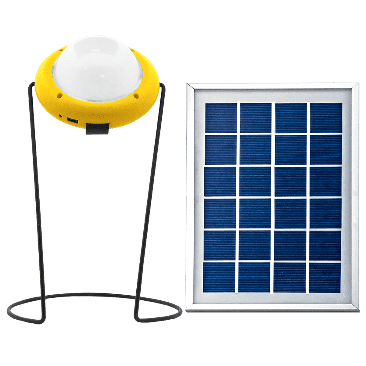 sun king Pro 300 2.08 Watts LED Solar Lamp (300 Lumens, Polycrystalline Solar Panel, SK-333, Yellow/White)_1