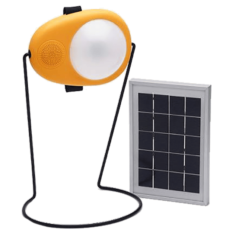 sun king Boom 1.04 Watts LED Solar Lamp (160 Lumens, With a Radio & MP3 Player, SK-321, Yellow/White)_4