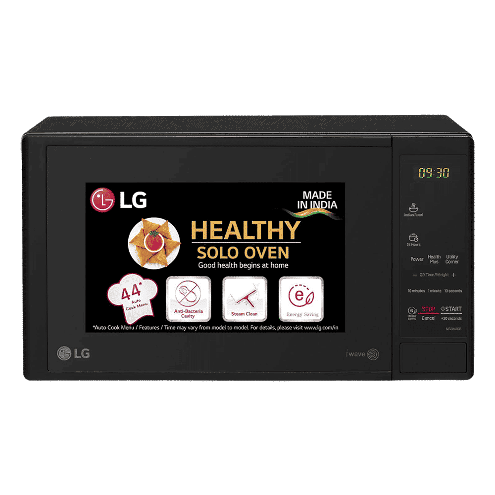 LG 20L Solo Microwave Oven with 44 Autocook Menus (MS2043DB.DB1QILN, Black)_1
