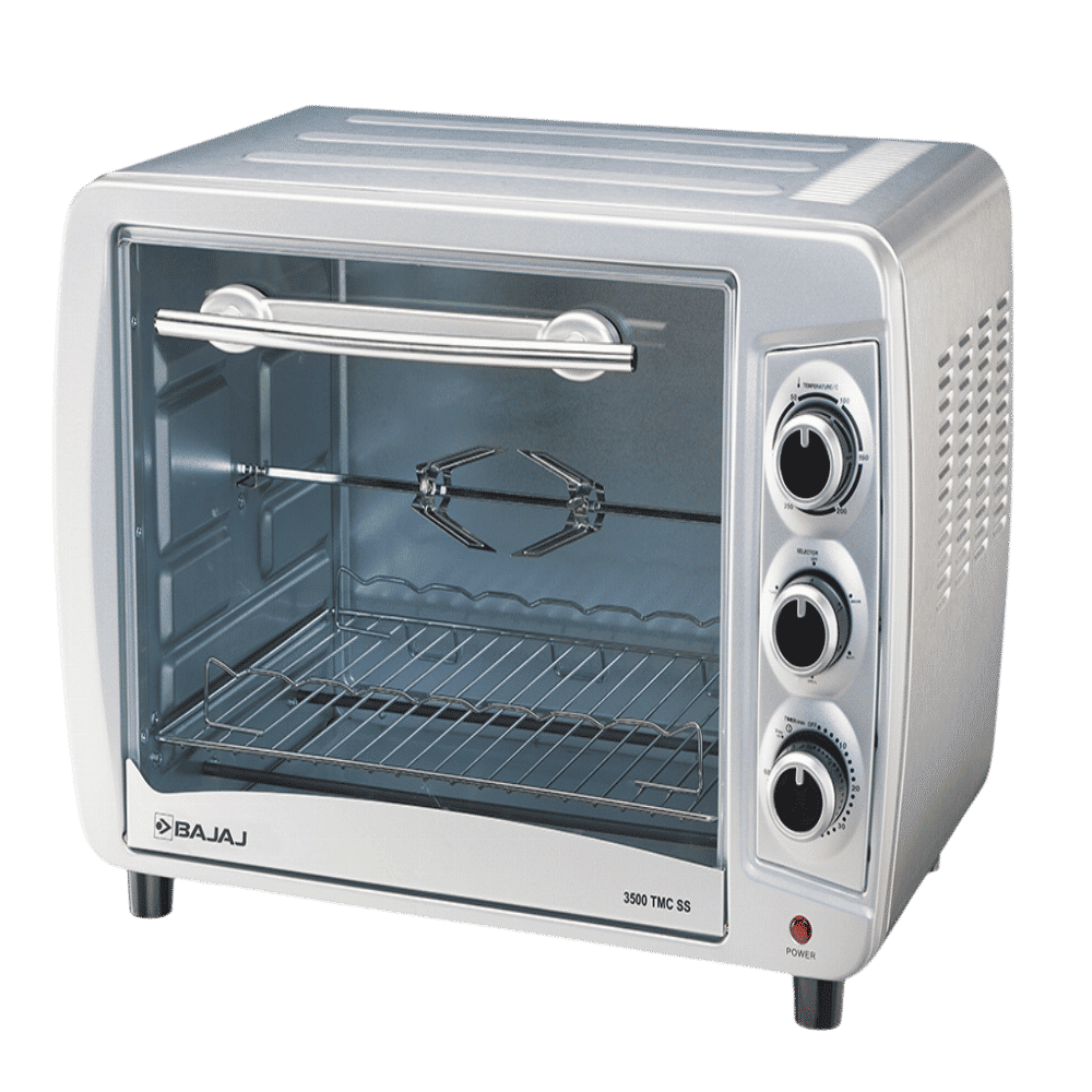 BAJAJ Majesty 3500 TMCSS 35L Oven Toaster Grill with Motorized Rotisserie (Silver) BAJAJ Majesty 3500 TMCSS 35L Oven Toaster Grill with Motorized Rotisserie (Silver)_6
