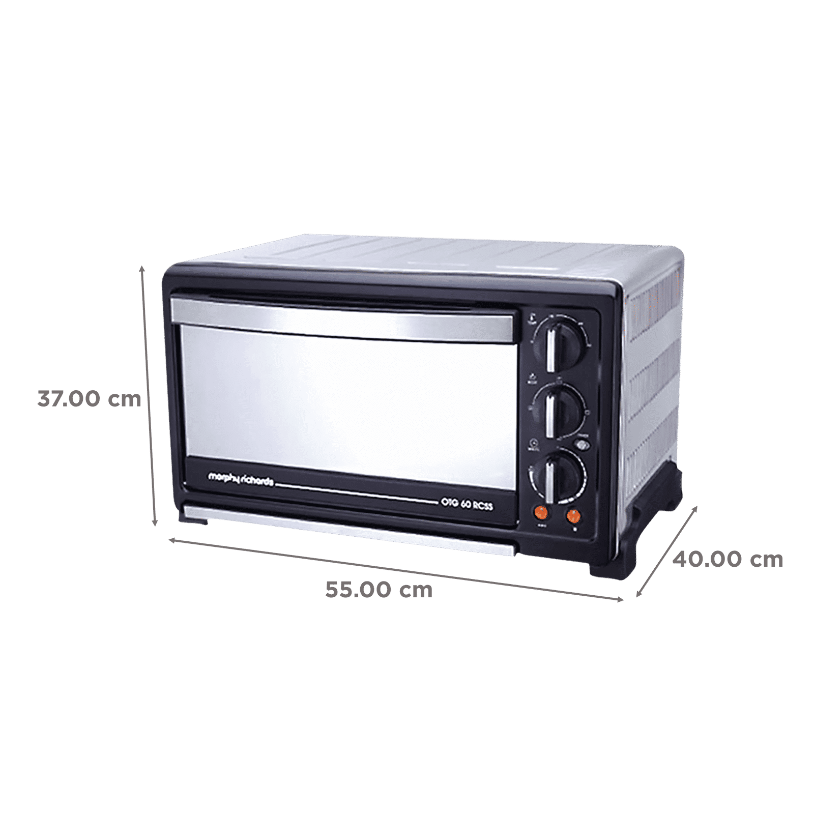 morphy richards 60L Oven Toaster Grill with Preset Cooking Modes (60RCSS, Black/Silver) morphy richards 60L Oven Toaster Grill with Preset Cooking Modes (60RCSS, Black/Silver)_2