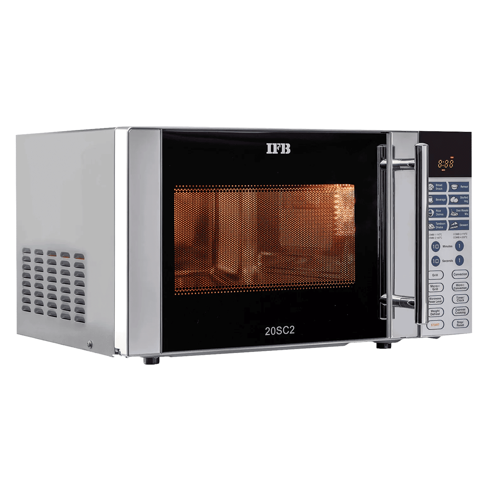 IFB 20SC2 20L Convection Microwave Oven with 24 Auto Menu (Metallic Silver)_7