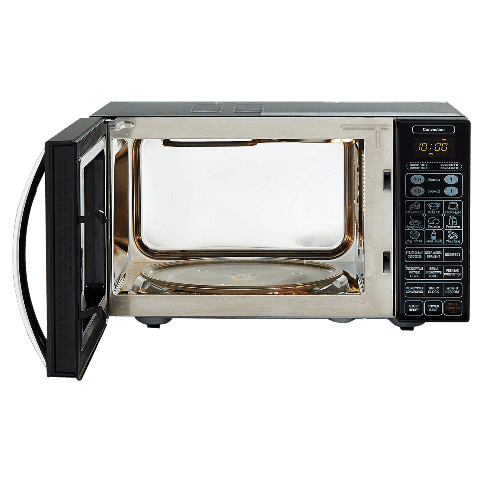 IFB 23L Convection Microwave Oven with 71 Autocook Menus (23BC4, Black Floral)_6