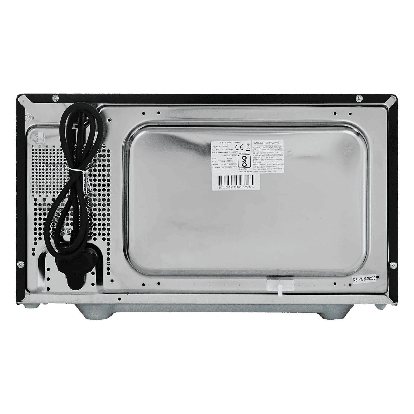 IFB 23L Convection Microwave Oven with 71 Autocook Menus (23BC4, Black Floral)_8