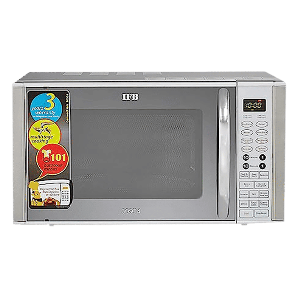 IFB 30SC4 30L Convection Microwave Oven with 101 Autocook Menus (Metallic Silver)_11