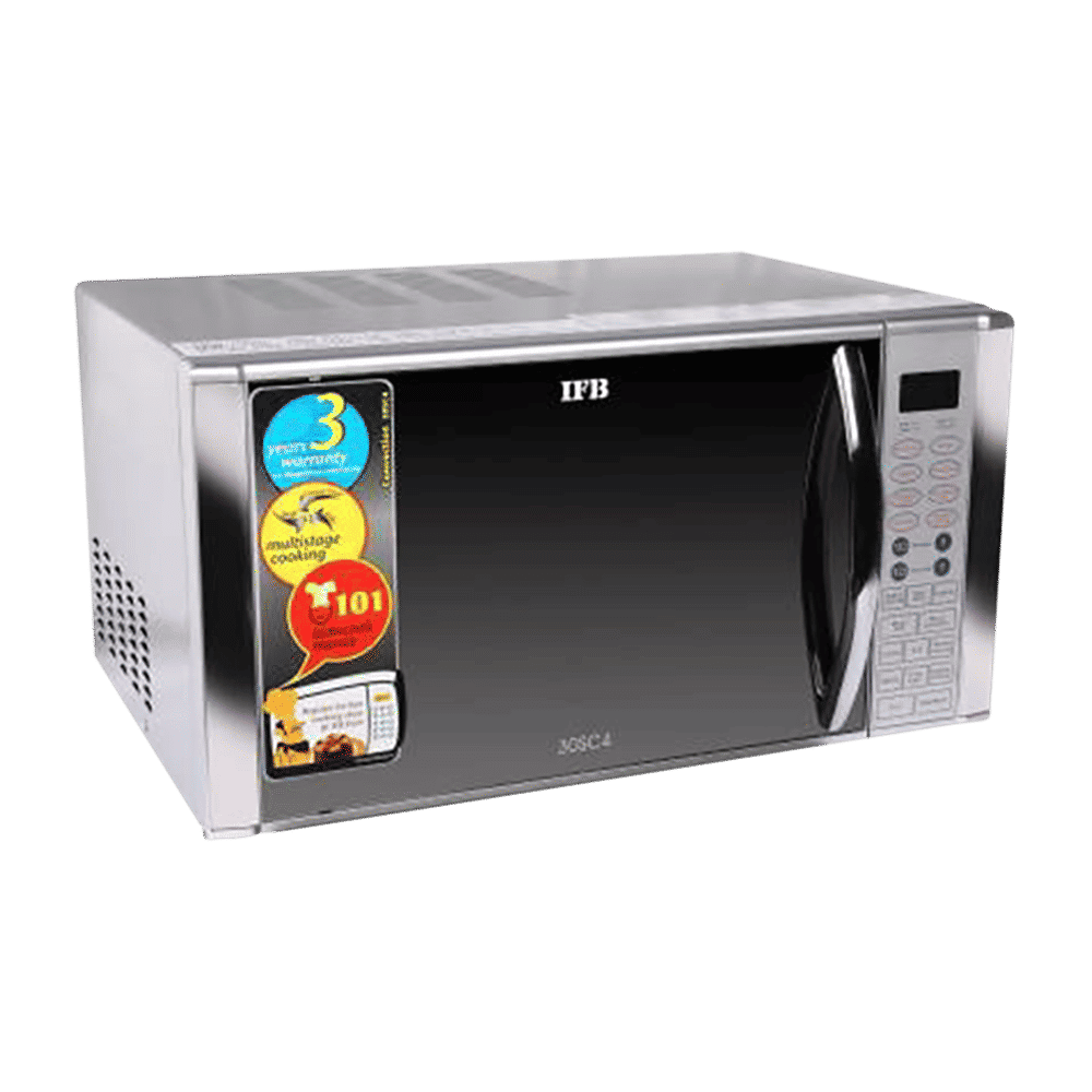 IFB 30SC4 30L Convection Microwave Oven with 101 Autocook Menus (Metallic Silver)_9