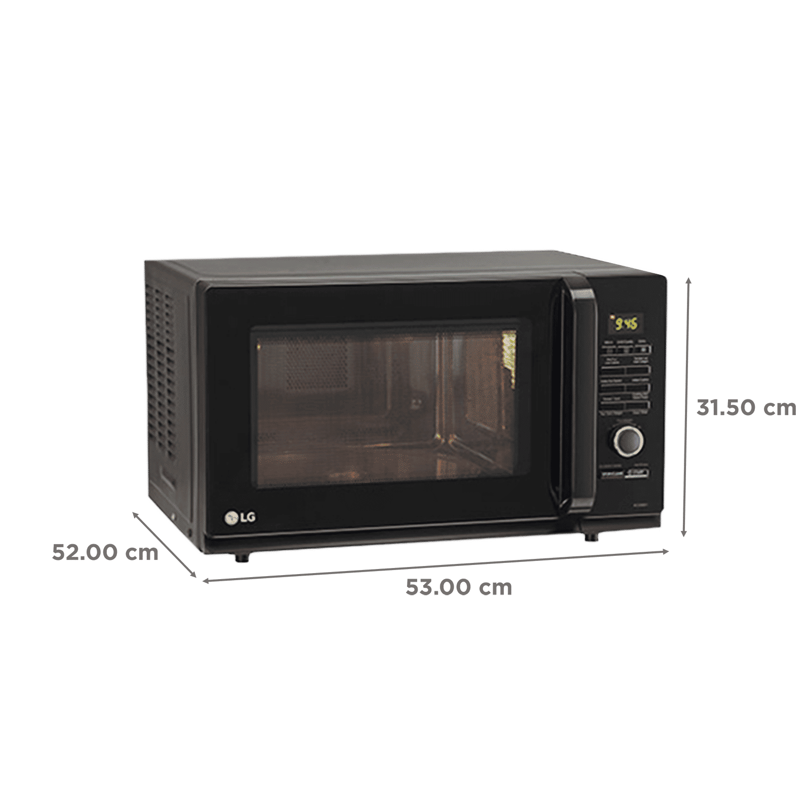 LG 32 Litres MC3286BLT Convection Microwave Oven (Black)_2