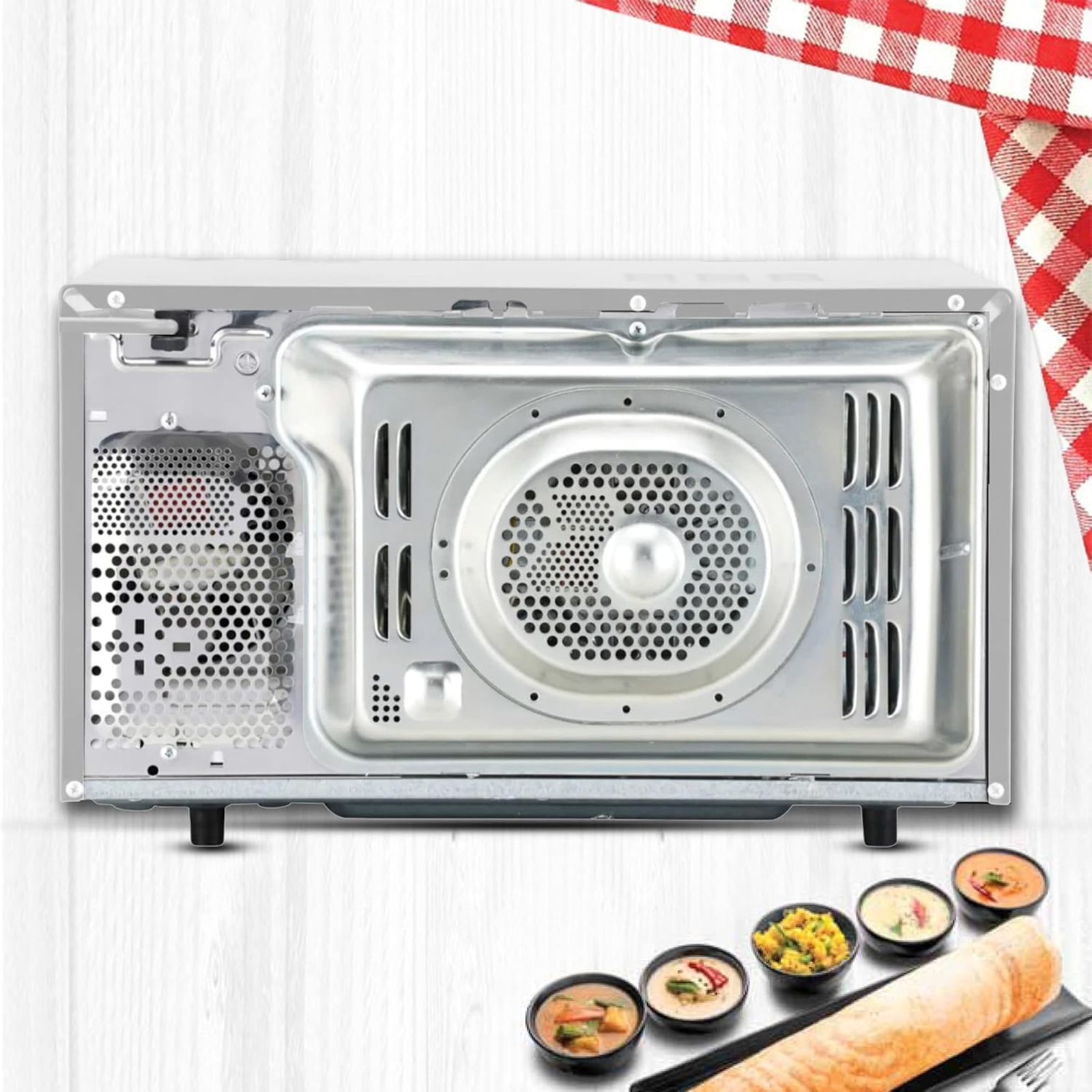 LG 28L Convection Microwave Oven with Diet Fry (MC2846SL, Silver)_11