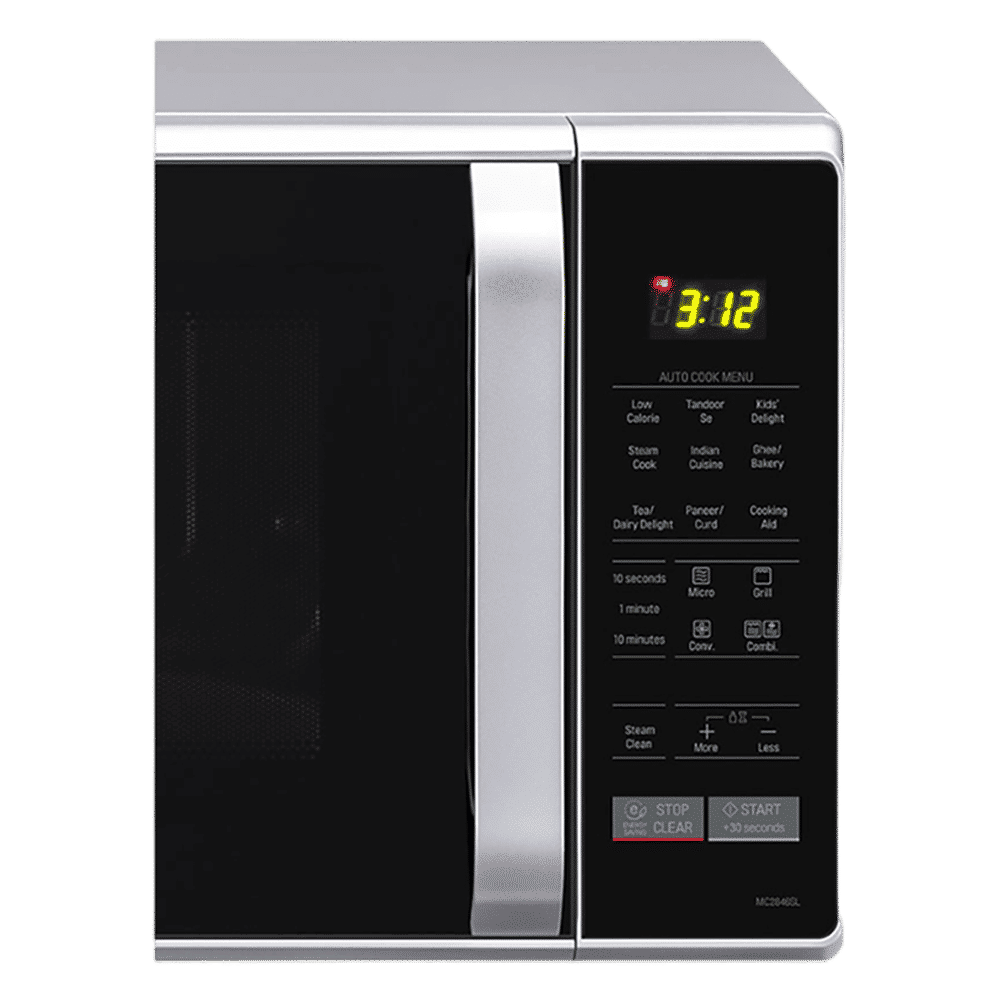 LG 28L Convection Microwave Oven with Diet Fry (MC2846SL, Silver)_4