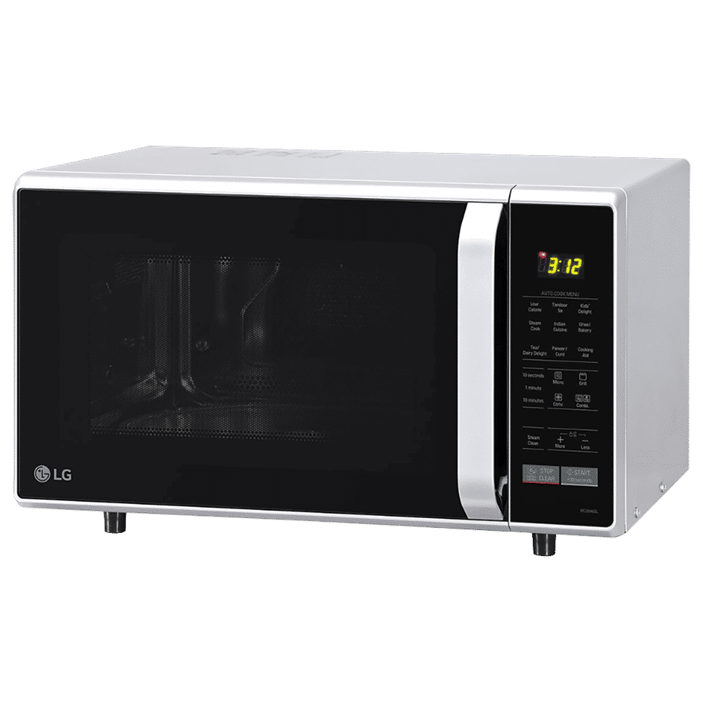 LG 28L Convection Microwave Oven with Diet Fry (MC2846SL, Silver)_7