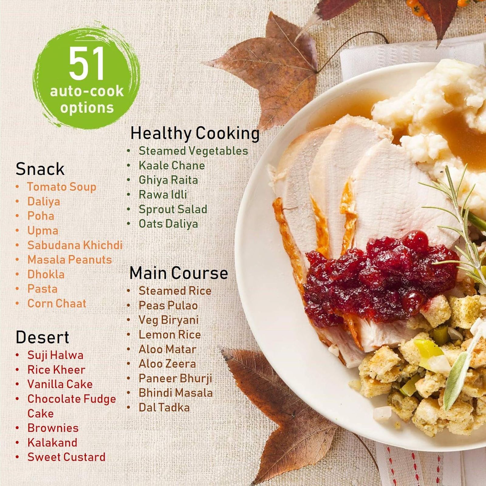 Panasonic 20L Solo Microwave Oven with 51 Autocook Menus (NN-ST266BFDG, Black)_10