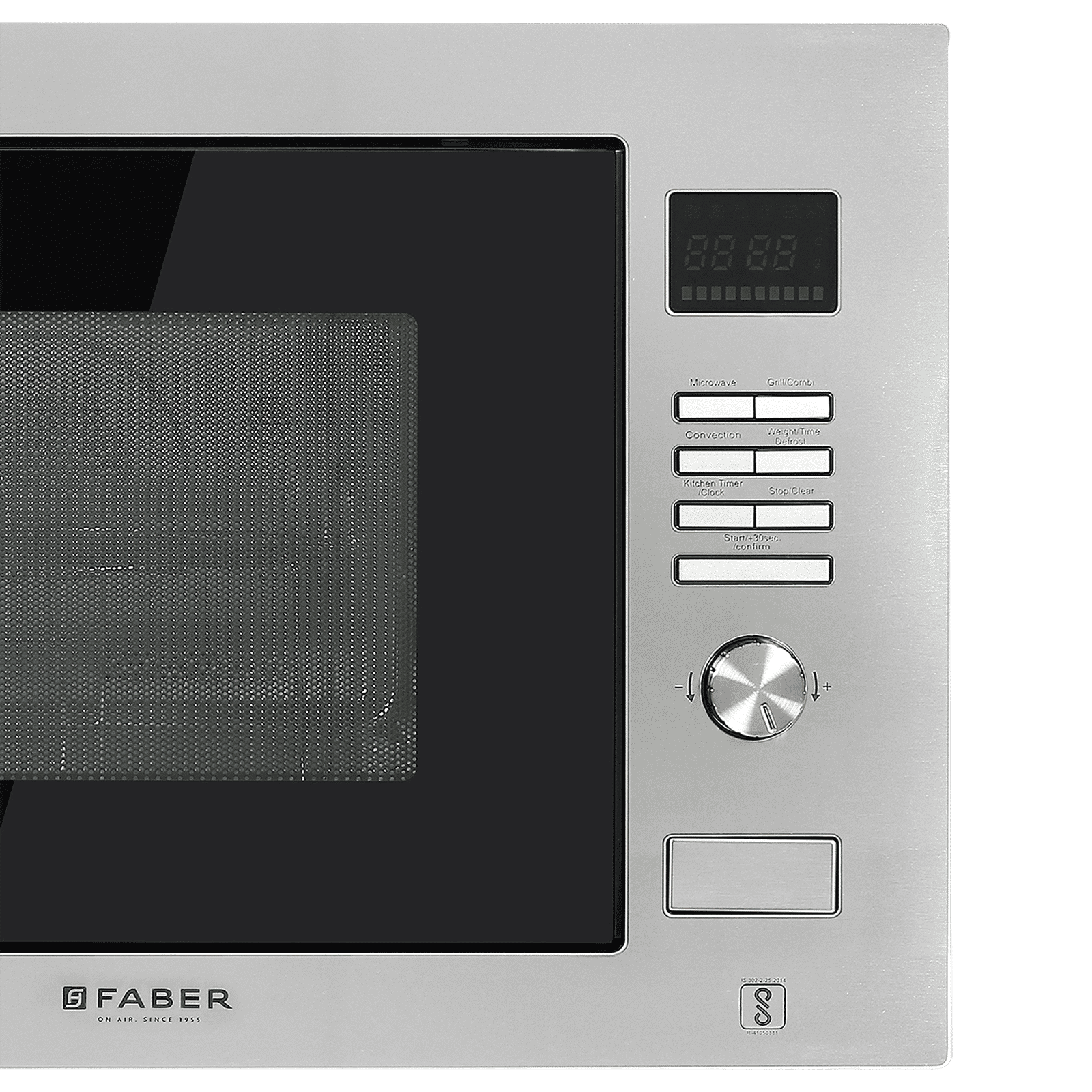 FABER FBIMWO CGS/FG 32L 60cm Built-in Microwave with 10 Autocook Menus (FBIMWO 32L CGS/FG, Stainless Steel) FABER FBIMWO CGS/FG 32L 60cm Built-in Microwave with 10 Autocook Menus (FBIMWO 32L CGS/FG, Stainless Steel)_4