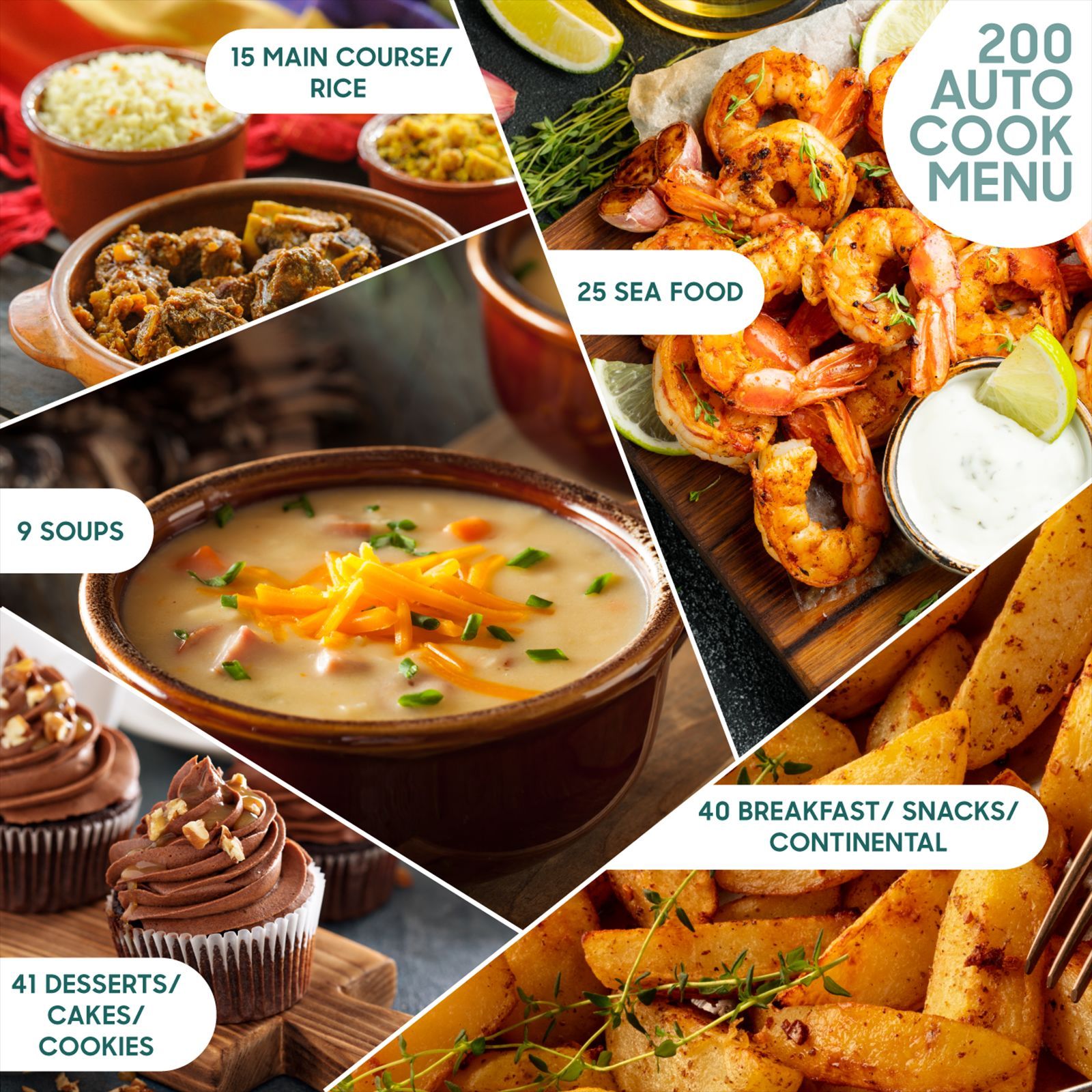 Croma 20L Convection Microwave Oven with 200 Autocook Menu (CRAM0193, Black)_5