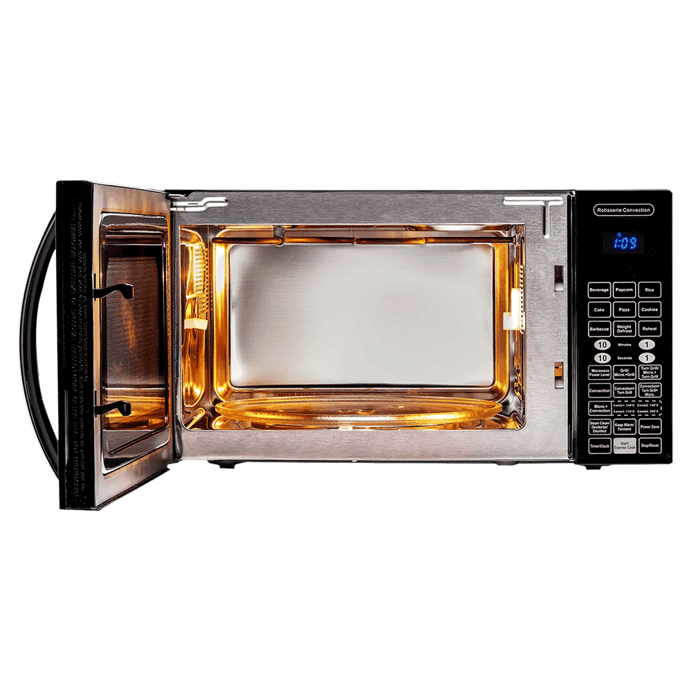 IFB 30FRC2 30L Convection Microwave Oven with 101 Autocook Menus (Black Floral)_5