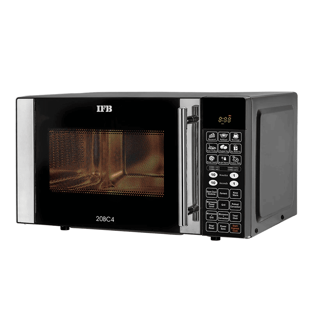 IFB 20L Convection Microwave Oven with 71 Autocook Menus (20BC4, Black) IFB 20L Convection Microwave Oven with 71 Autocook Menus (20BC4, Black)_7
