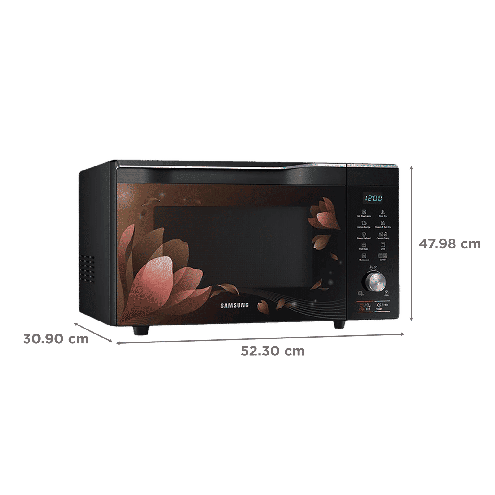 SAMSUNG 32L Convection Microwave Oven with SlimFry Technology (Black)_2