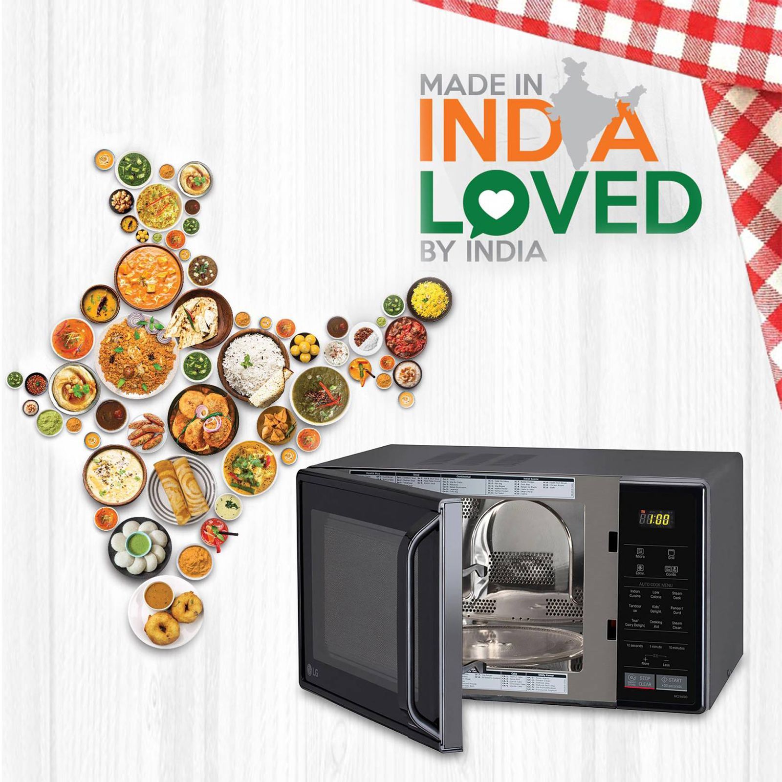 LG 21L Convection Microwave Oven with Intellowave Technology (Glossy Black)_19