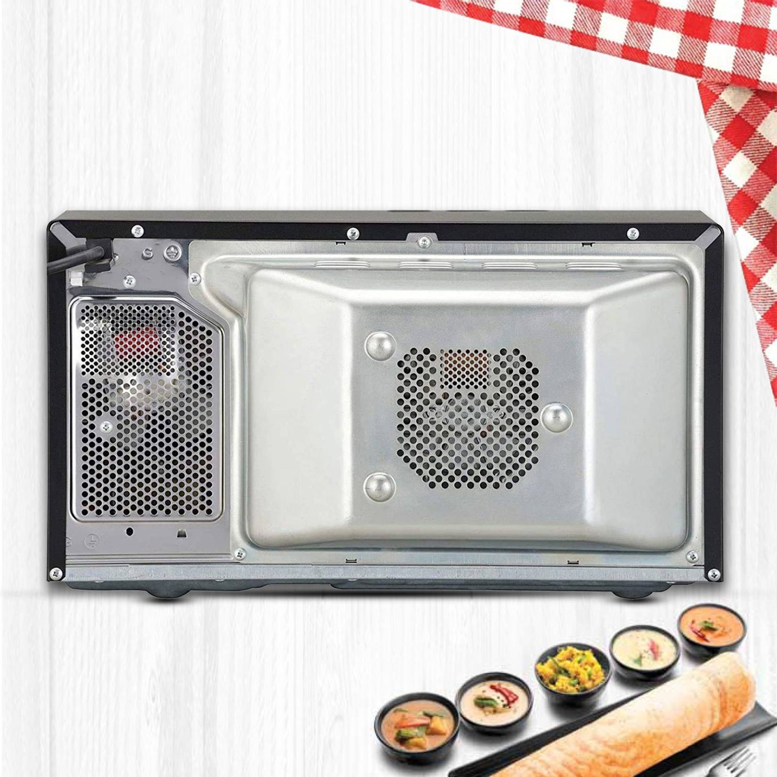 LG 21L Convection Microwave Oven with Intellowave Technology (Glossy Black)_20