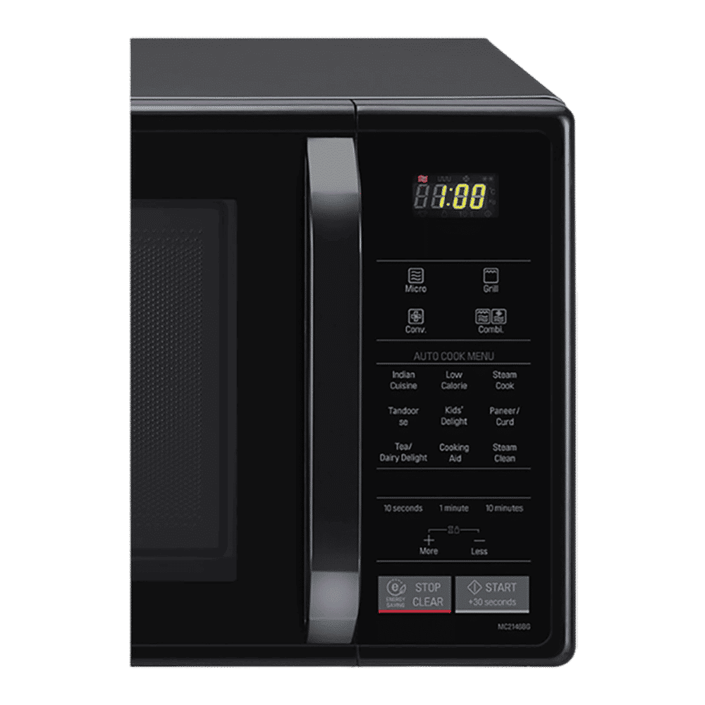 LG 21L Convection Microwave Oven with Intellowave Technology (Glossy Black)_4