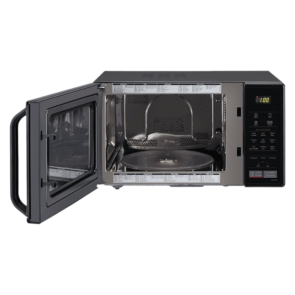 LG 21L Convection Microwave Oven with Intellowave Technology (Glossy Black)_5