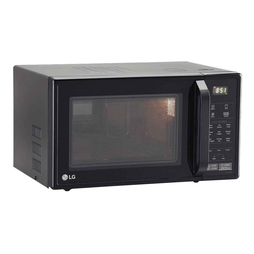 LG 21L Convection Microwave Oven with Intellowave Technology (Glossy Black)_6