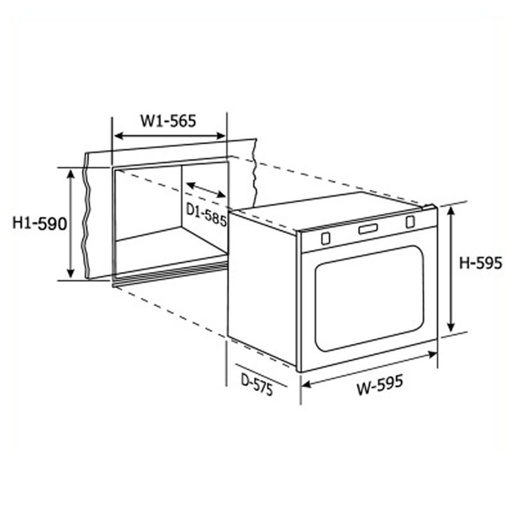 GLEN 660 M RT 78L Built-in Microwave Oven with Turbo Convection Fan (Silver)_8