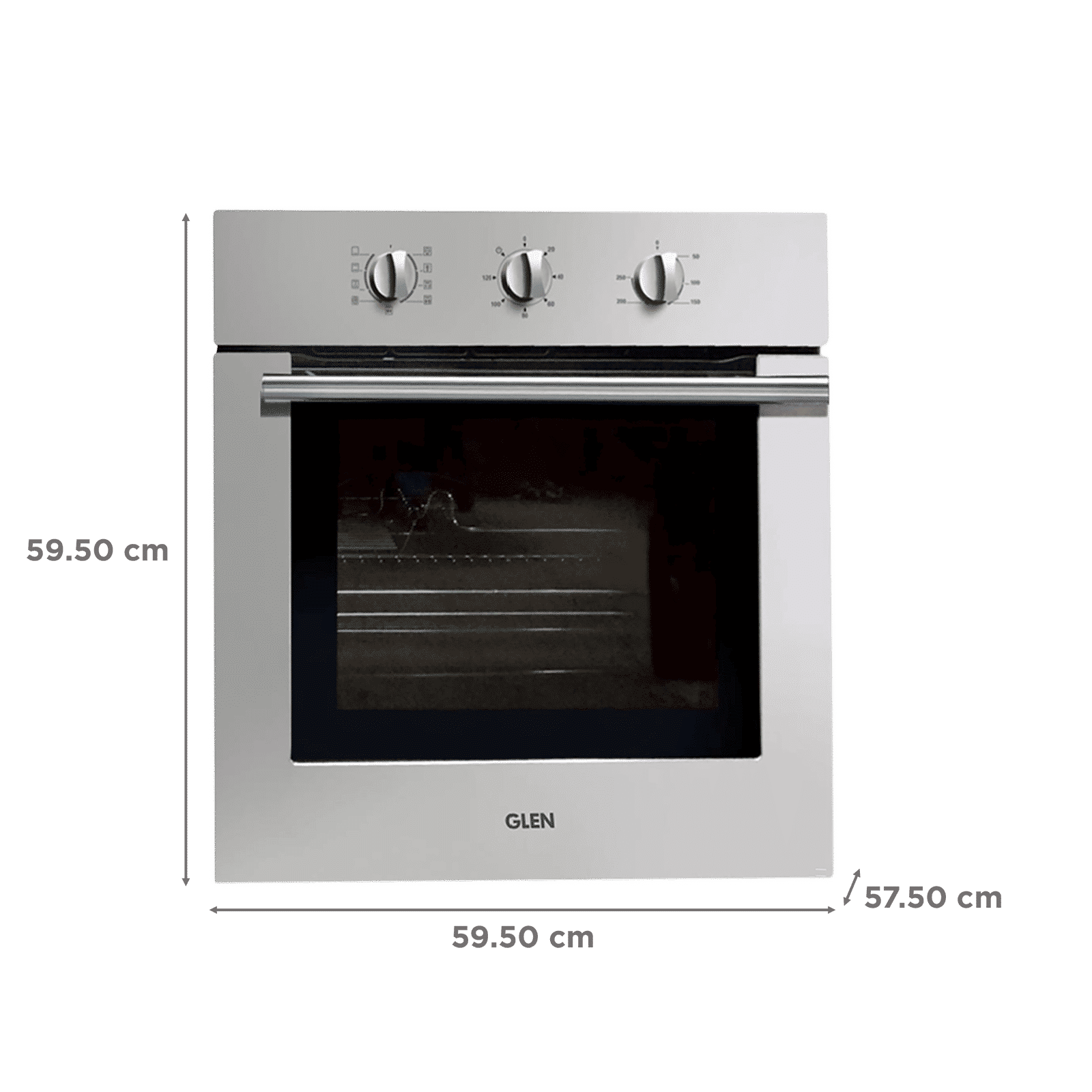 GLEN 660 M RT 78L Built-in Microwave Oven with Turbo Convection Fan (Silver)_2
