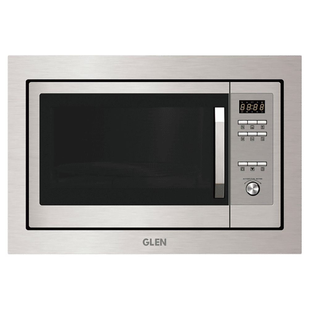 GLEN MO 677 25L Built-in Microwave Oven with 6 Autocook Menus (GL 677 Plus, Silver)_1