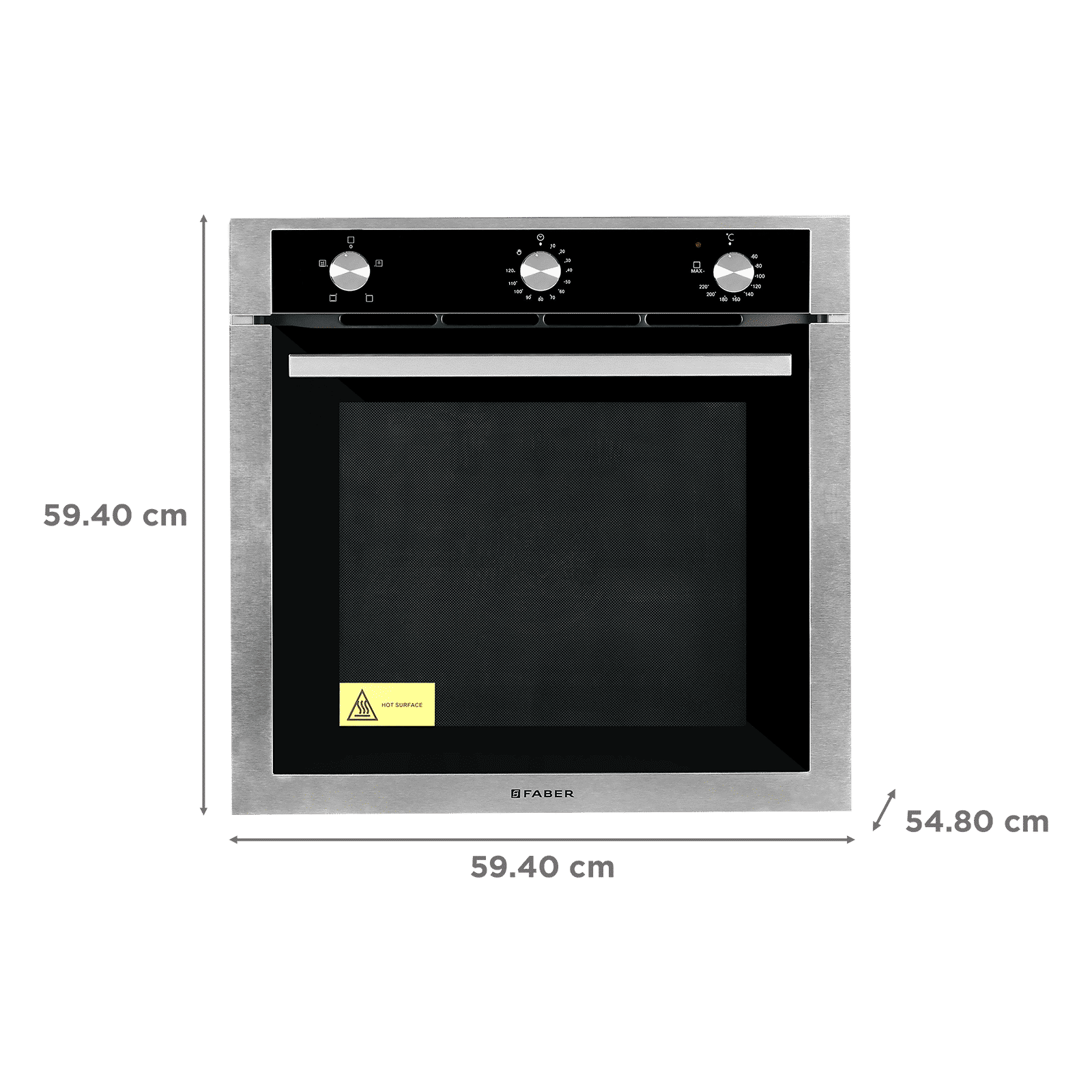FABER FBIO 4F 80L Built-in Microwave Oven with 4 Autocook Menus (Black)_2