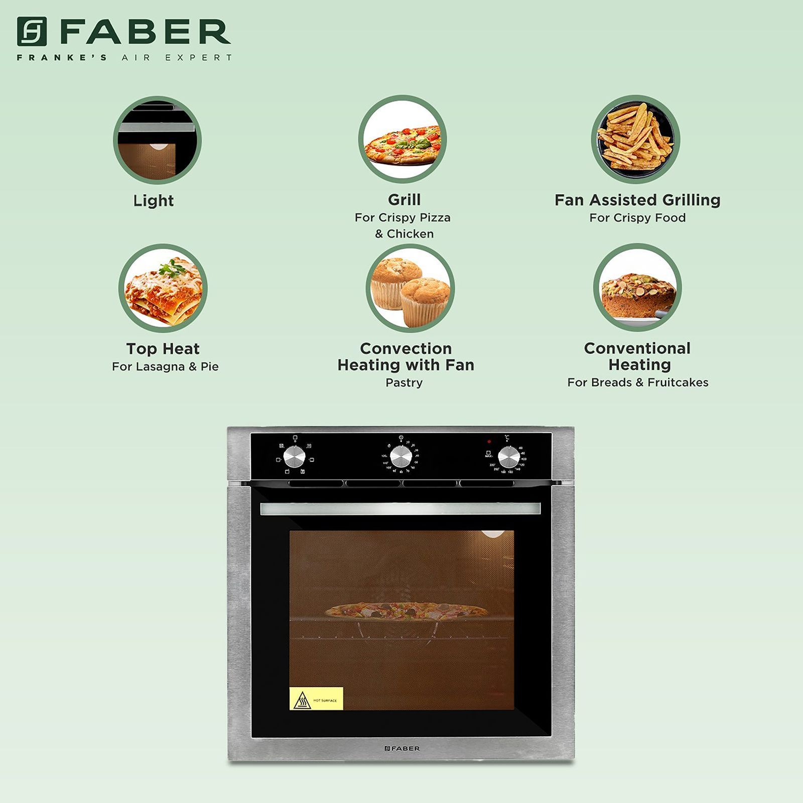 FABER 80L 60cm Built-in Microwave with 6 Autocook Menus (FBIO 80L 6F, Black)_13