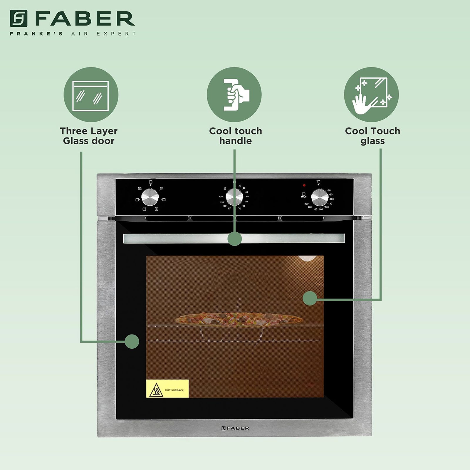 FABER 80L 60cm Built-in Microwave with 6 Autocook Menus (FBIO 80L 6F, Black)_10