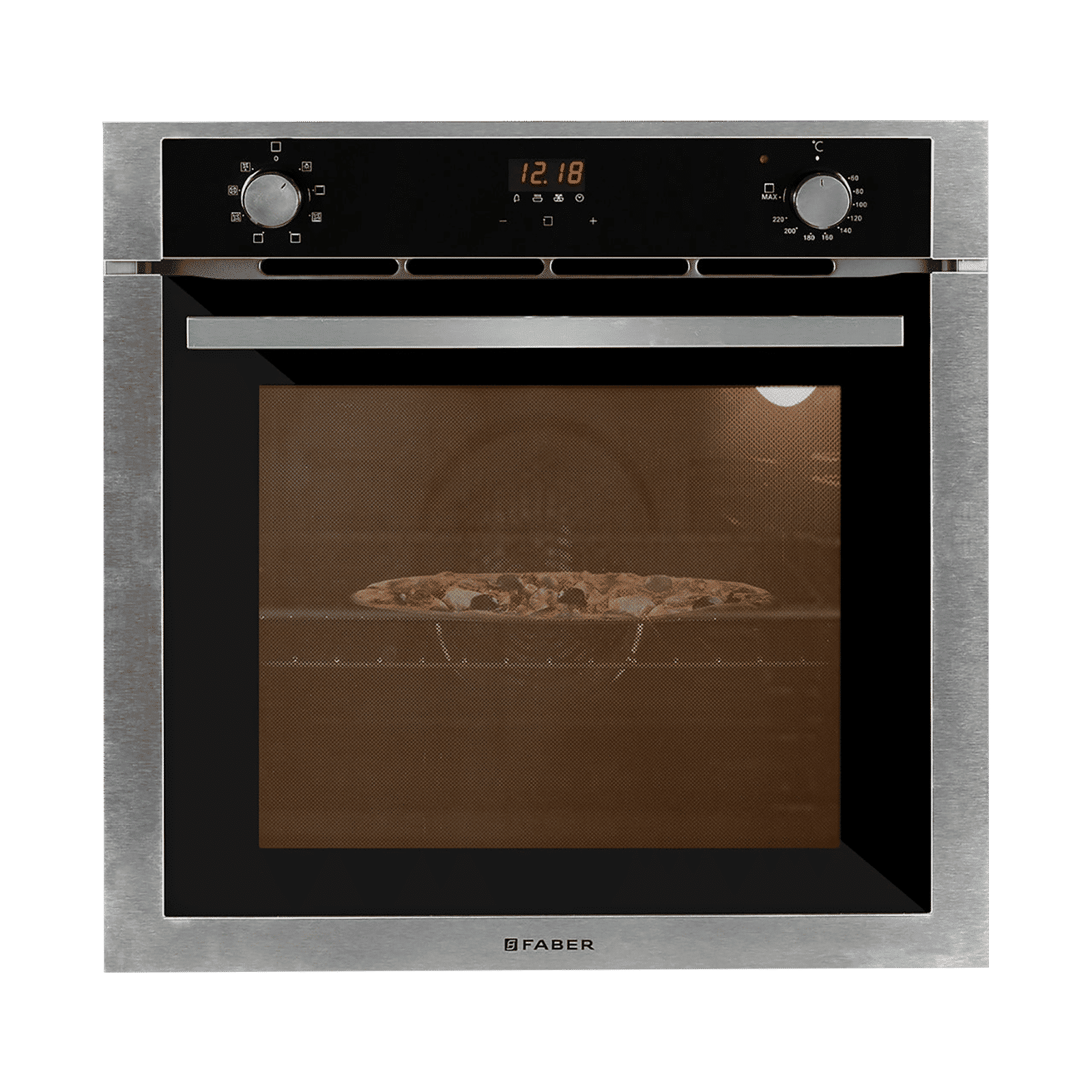 FABER FBIO 8F 80L 60cm Built-in Microwave with 4 Autocook Menus (FBIO 80L 8F, Black) FABER FBIO 8F 80L 60cm Built-in Microwave with 4 Autocook Menus (FBIO 80L 8F, Black)_1