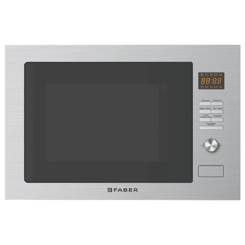 FABER FBIMWO CGS 32L Built-in Microwave Oven with 10 Autocook Menus (Silver)_1