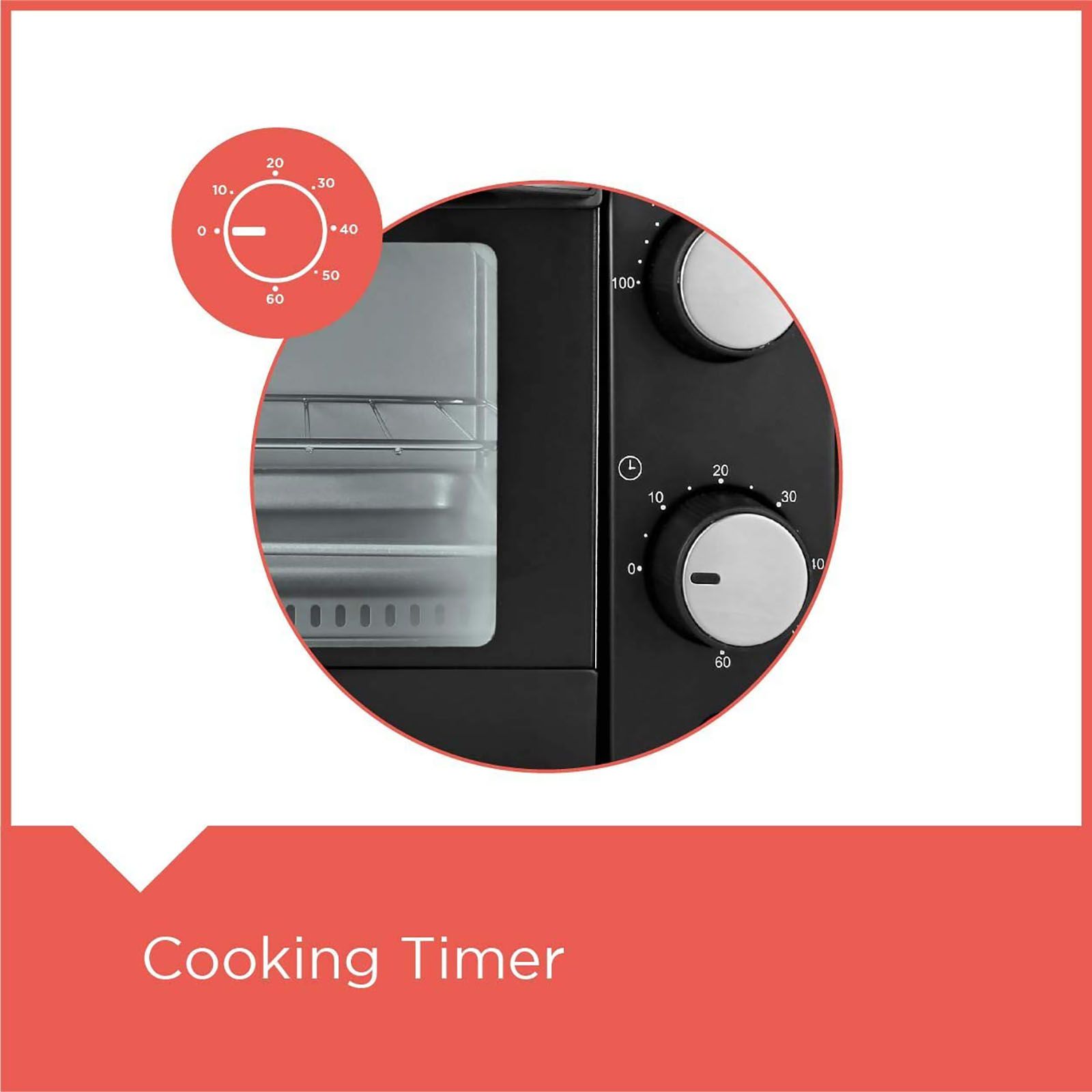 BLACK+DECKER 9L Oven Toaster Grill with Preset Cooking Modes (Silver/Grey)_9