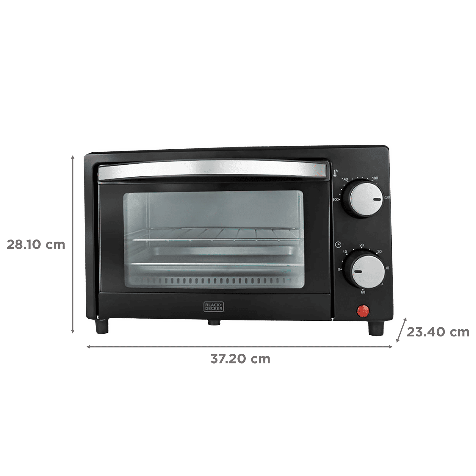 BLACK+DECKER 9L Oven Toaster Grill with Preset Cooking Modes (Silver/Grey)_2