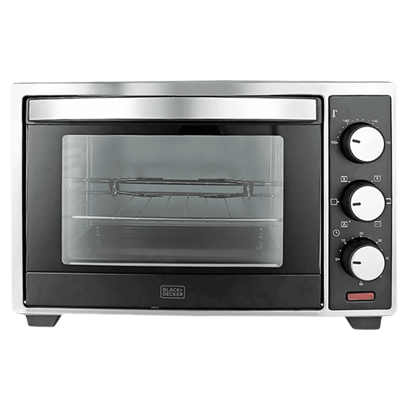 BLACK+DECKER 19L Oven Toaster Grill with Rotisserie & Convection Function (Silver/Grey)_1