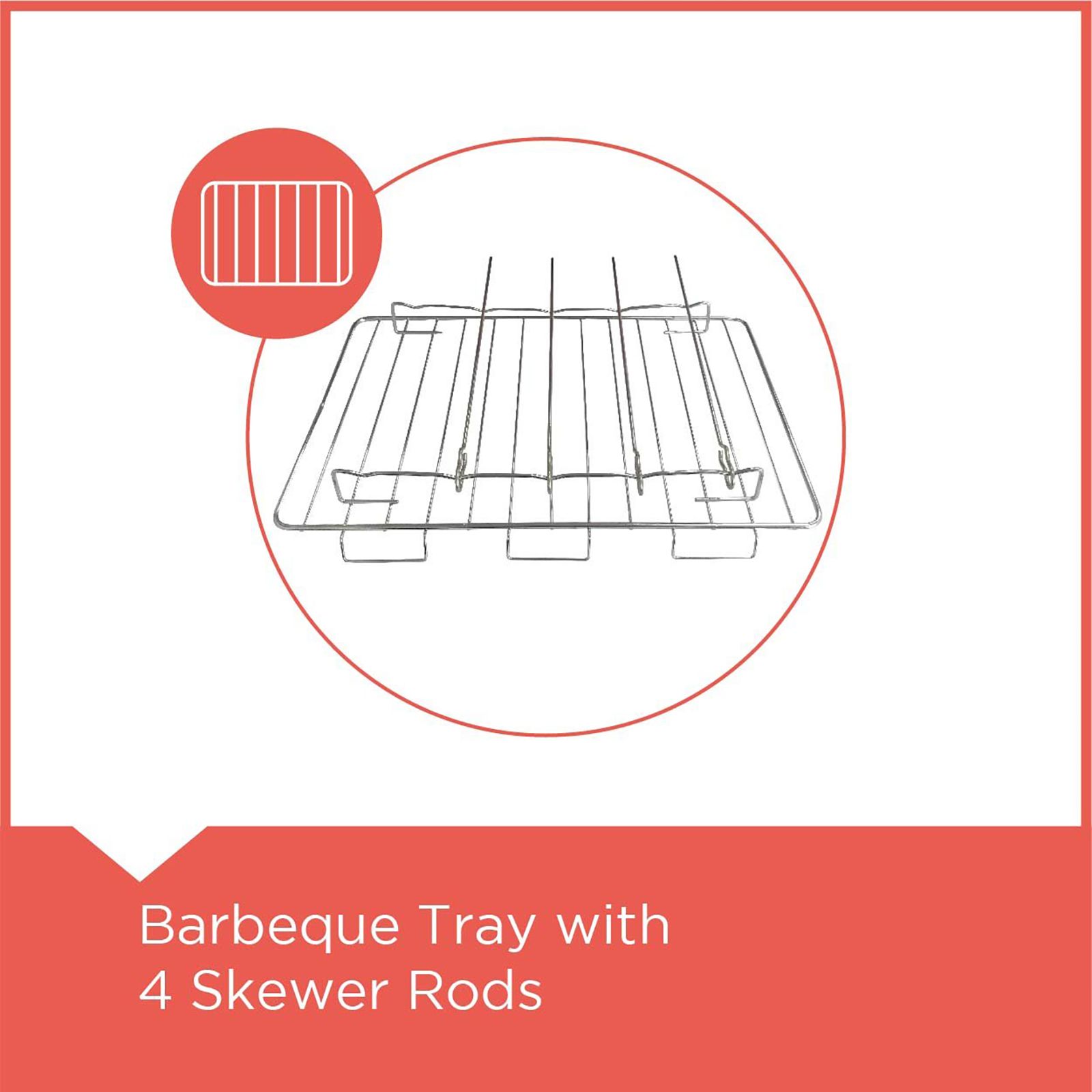 BLACK+DECKER 19L Oven Toaster Grill with Rotisserie & Convection Function (Silver/Grey)_11