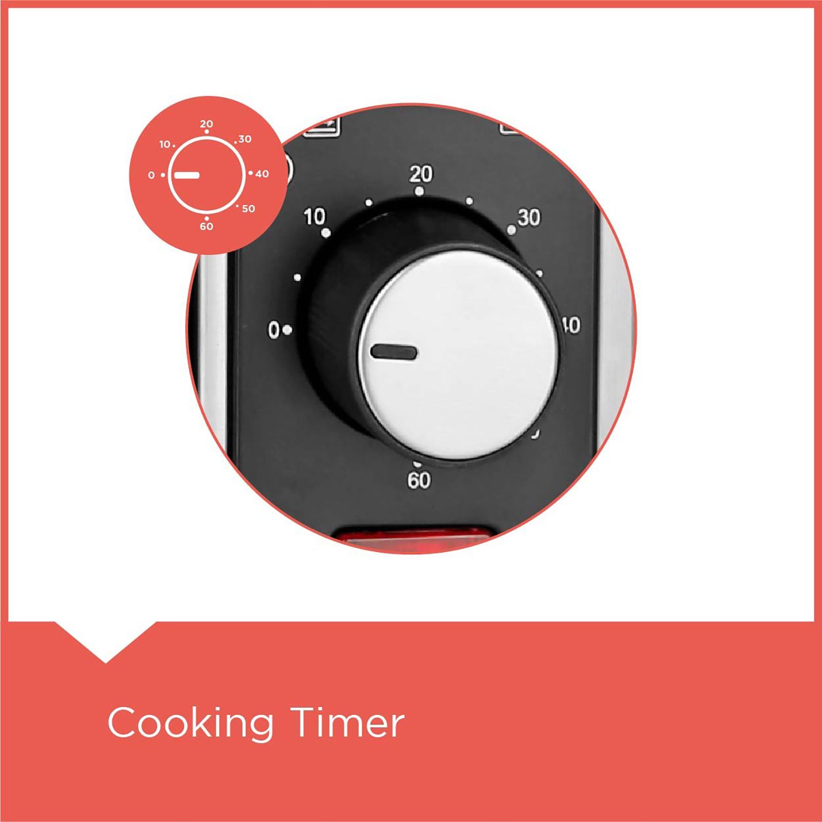 BLACK+DECKER 19L Oven Toaster Grill with Rotisserie & Convection Function (Silver/Grey)_12