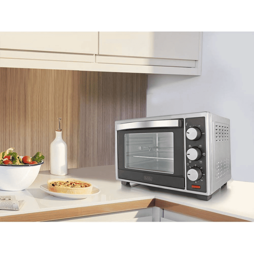 BLACK+DECKER 19L Oven Toaster Grill with Rotisserie & Convection Function (Silver/Grey)_18