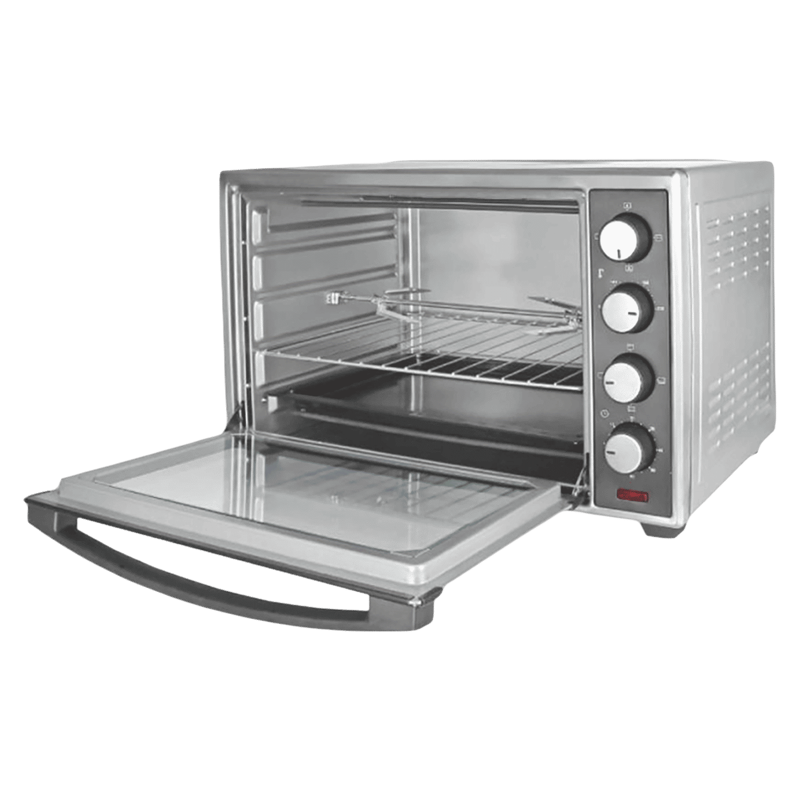 BLACK+DECKER BXTO3001IN 30L Oven Toaster Grill with Motorized Rotisserie (Silver & Grey) BLACK+DECKER BXTO3001IN 30L Oven Toaster Grill with Motorized Rotisserie (Silver & Grey)_4