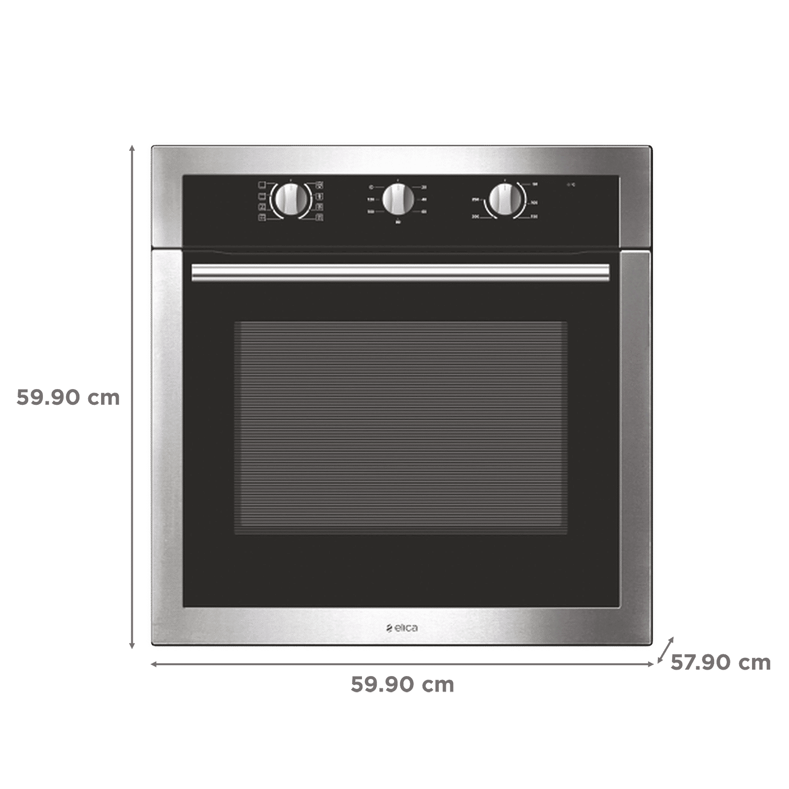 elica EPBI 960 MMF 65L Built-in Electric Oven with 9 Cooking Functions (Steel)_2