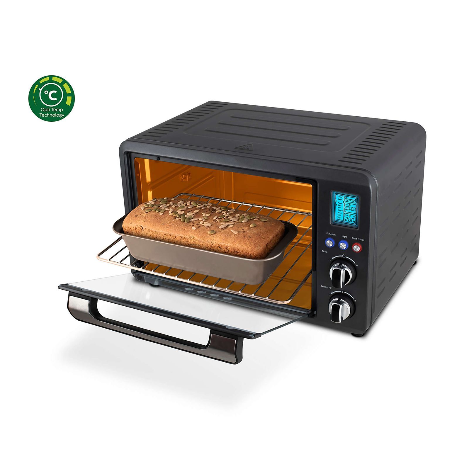 PHILIPS Viva Collection 25L Oven Toaster Grill with Opti Temp Technology (HD6975/00, Anthracite)_10