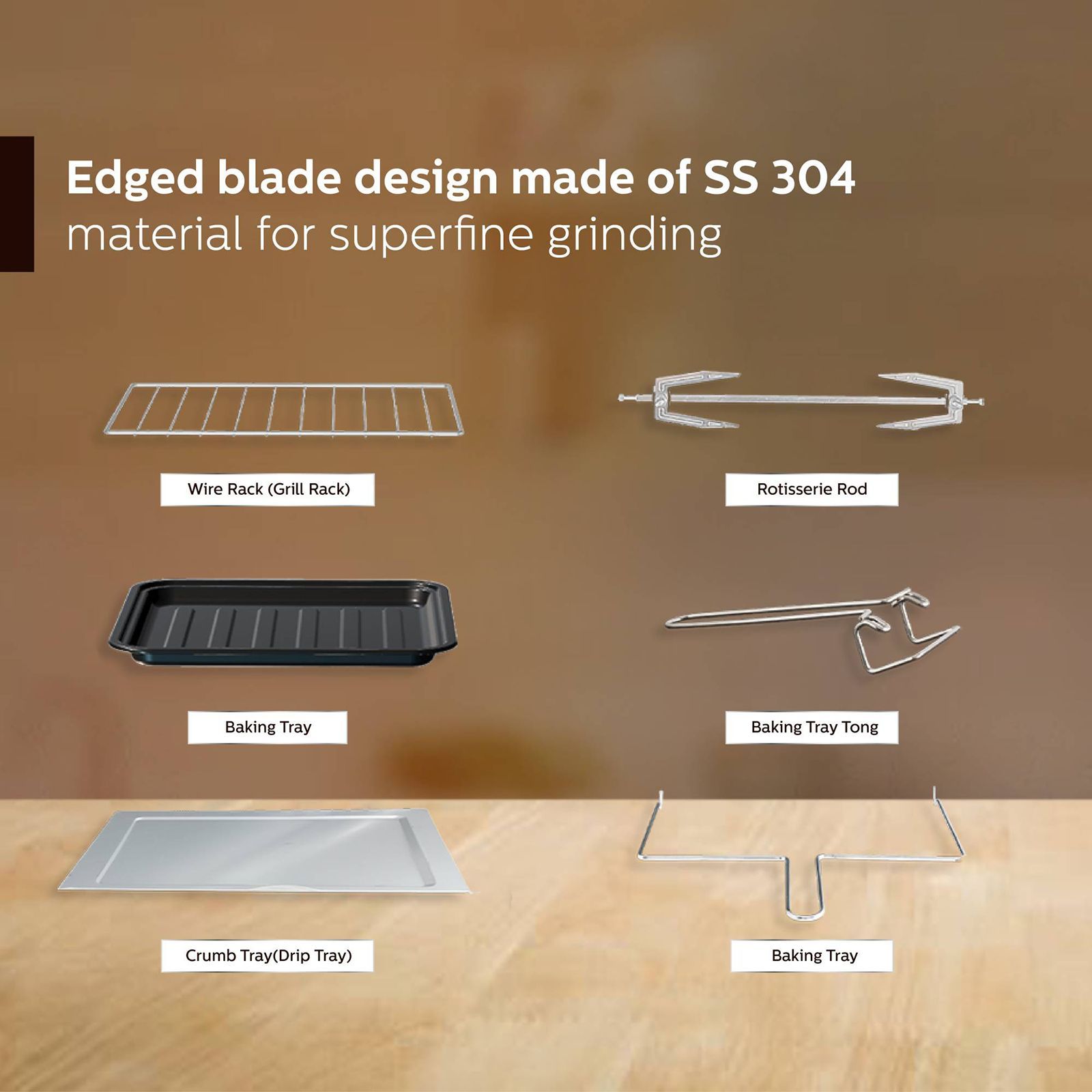 PHILIPS Viva Collection 25L Oven Toaster Grill with Opti Temp Technology (HD6975/00, Anthracite)_17