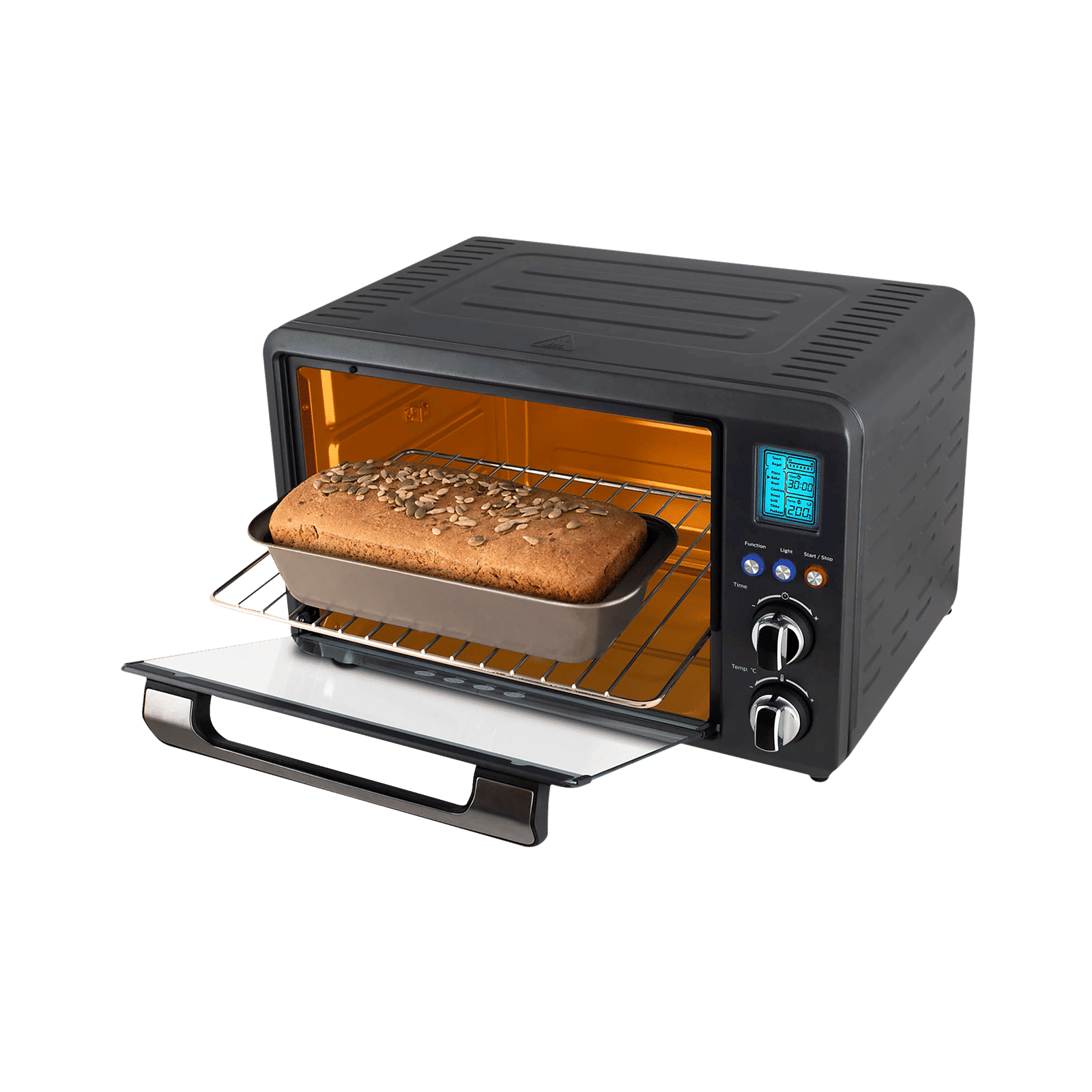 PHILIPS Viva Collection 25L Oven Toaster Grill with Opti Temp Technology (HD6975/00, Anthracite)_4