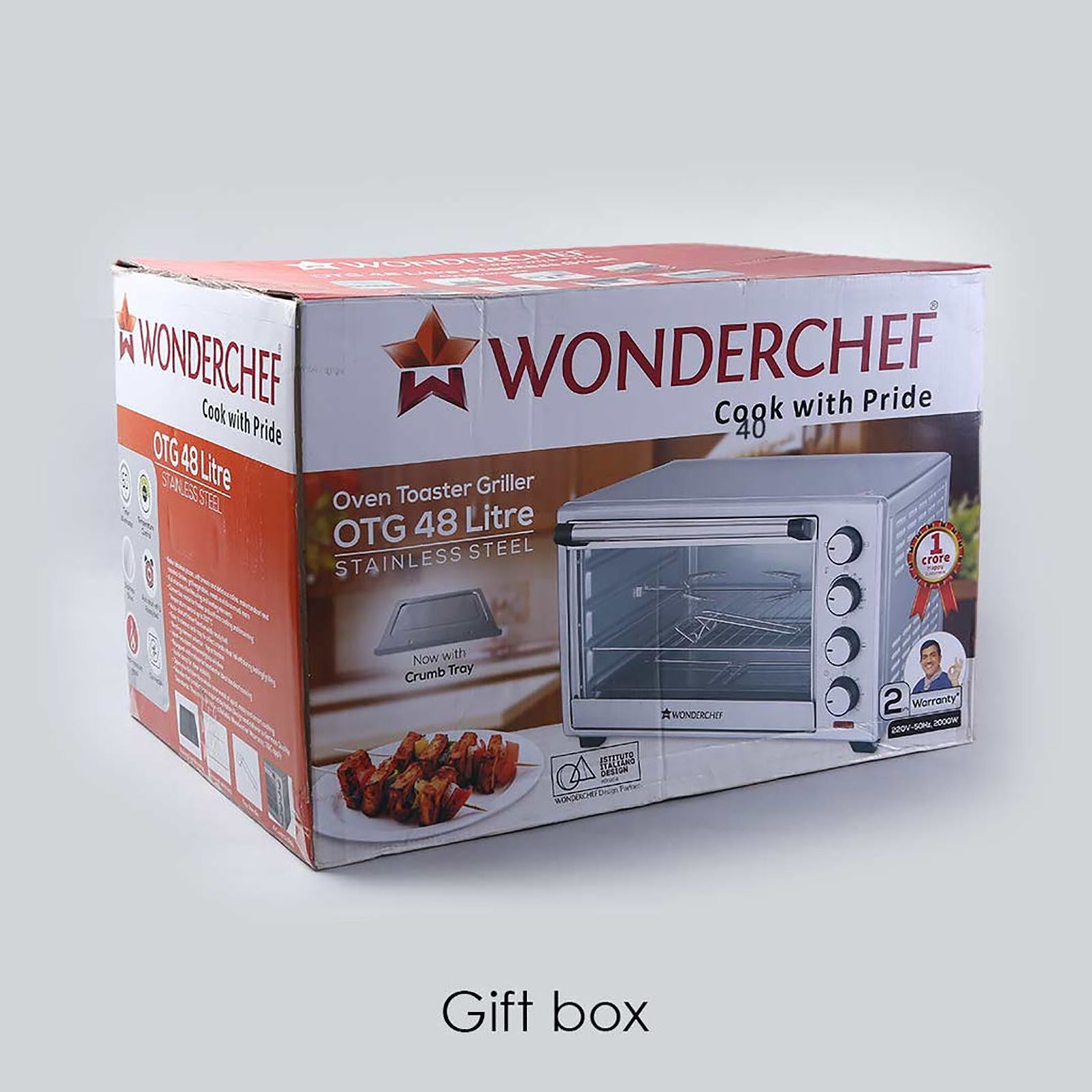 WONDERCHEF 48L Oven Toaster Grill with Motorized Rotisserie (Stainless Steel)_16